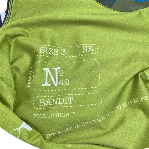 VOLT #42 Bandit Sleeveless Dress Polyester Spandex Blend Rare Design US Sz 10 - Picture 3 of 11